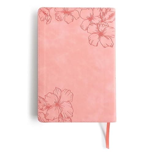 KJV Holy Bible, Giant Print with Cross-References, Soft Pink LeatherTouch with Floral Cover Design, Thumb Index, Ribbon Marker, Red Letter, Full-Color Maps, Easy-to-Read MCM Type, King James Version thumbnail 9