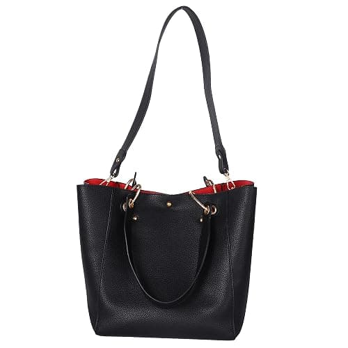 sqlp Large Work Tote Bag for Women Designer Purses and Handbags Big Bucket bags Ladies Travel Crossbody Purse Fuchsia - Dark Green thumbnail 4