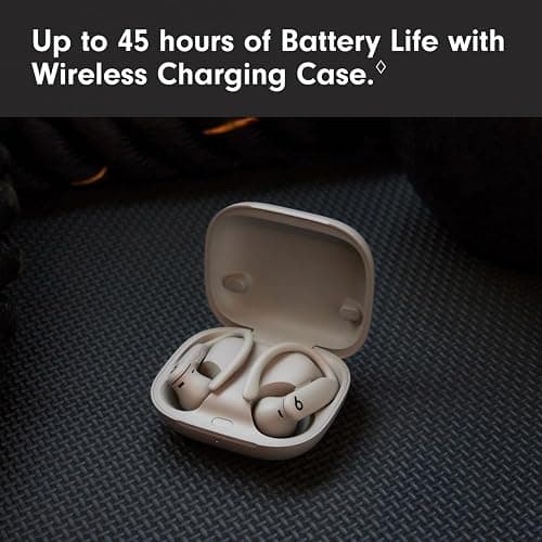 Beats Powerbeats Pro 2 - Wireless Noise Cancelling Workout Earbuds with Secure- Fit Earhooks, Up to 45-Hour Battery with Charging Case, Sweat & Water Resistant, Heart Rate Monitoring - Quick Sand thumbnail 8