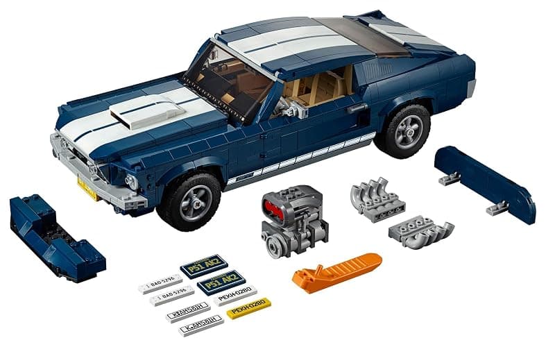 LEGO Creator Expert Ford Mustang 10265 Building Set - Exclusive Advanced Collector's Car Model, Featuring Detailed Interior, V8 Engine, Home and Office Display, Collectible for Adults and Teens thumbnail 5