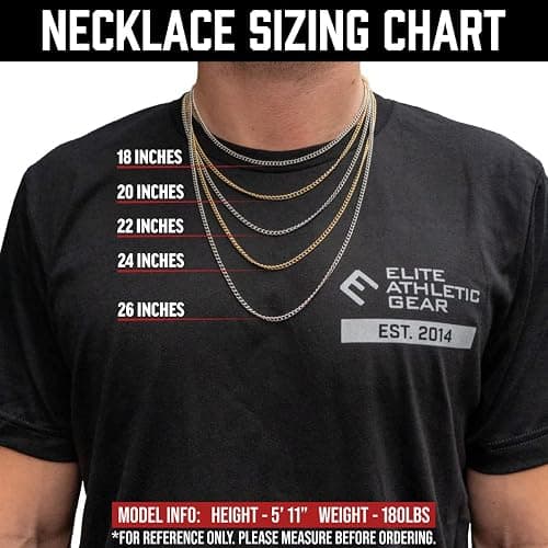 Elite Athletic Gear Hockey Cross Pendant With Chain Necklace - 14K Gold Plated Stainless Steel thumbnail 3