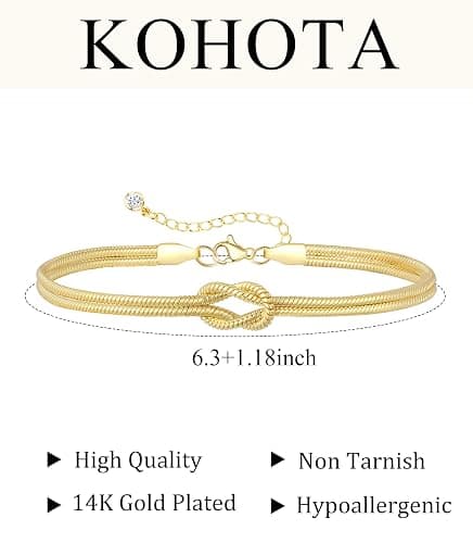 Glod Knot Bracelet thumbnail 7