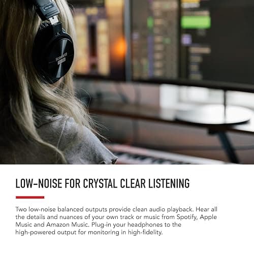 Focusrite Scarlett Solo 3rd Gen USB-C Audio Interface | 1 XLR Mic Preamp, 1 Hi-Z Instrument Input, 24-Bit/192kHz, 56dB Gain Range, Air Mode, macOS/Windows/iPadOS Compatible thumbnail 8