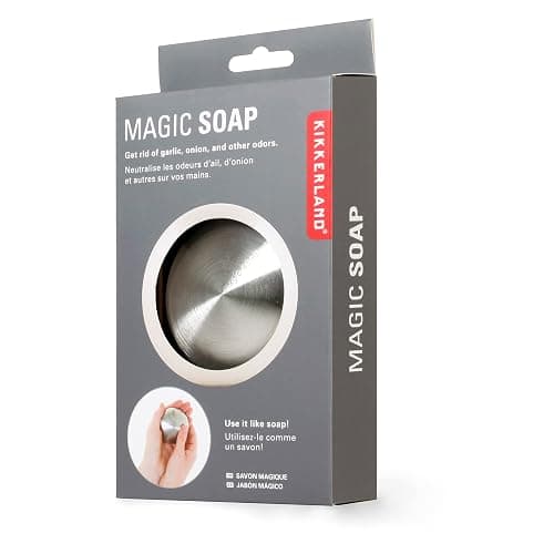 Kikkerland Stainless Steel Bar Magic Soap Odor Remover, Original thumbnail 3