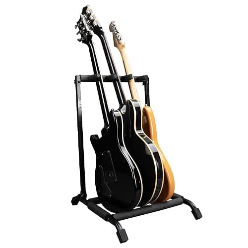 Rok-It Collapsible Folding Guitar Rack Stand for 3 Guitars – Fits Acoustic, Electric, or Bass Guitars – Portable, Durable, Space-Saving Storage (RI-GTR-RACK3) thumbnail 9