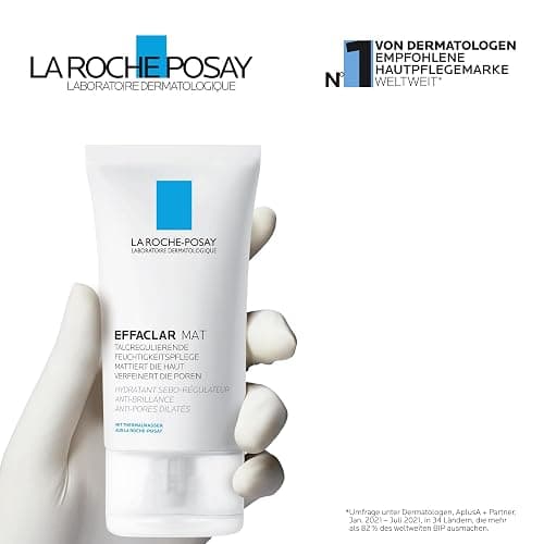 La Roche Posay Mattierende Feuchtigkeitspflege für fettige, unreine und zu Akne neigende Haut, Talgregulierend und porenverfeinernd, Mit LHA und Thermalwasser, Effaclar Mat, 40 ml | Mattierende Feuchtigkeitspflege für ölige Haut. Wirkt talgregulierend, verfeinert sichtbar Poren & mattiert die Haut thumbnail 6