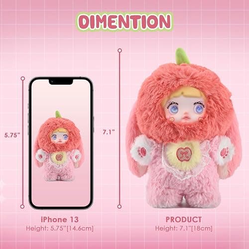 Blind Box Interesting Fruits Series Plush - 3 Expressions Adorable Mystery Plush Toys for Collectors - 7.1IN Random Surprise Doll with Unique Designs, 1PCS (Upgrade Packaging) thumbnail 3