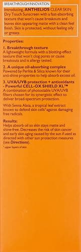 La Roche-Posay Anthelios Clear Skin Sunscreen Dry Touch SPF 60, Oil Free Sunscreen For Face, Oil Absorbing, Broad Spectrum SPF + Antioxidants, Non-Greasy, Oxybenzone Free, Travel Size thumbnail 10