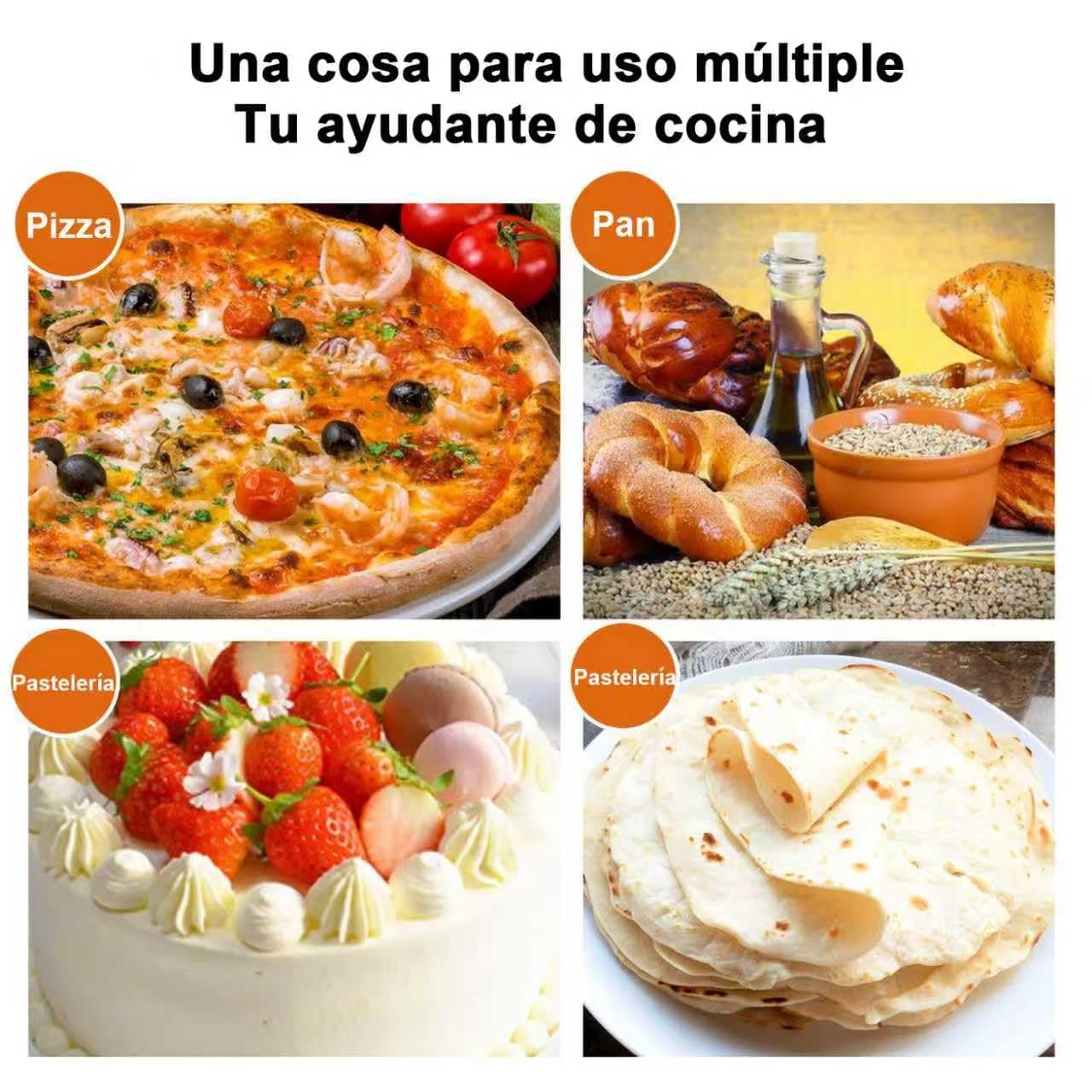 Pala para Pizza de Aluminio 12" X 14", Espátula para Pizza, Juego de Espátulas Plegables de Aluminio Para Pizza, para hornear thumbnail 7