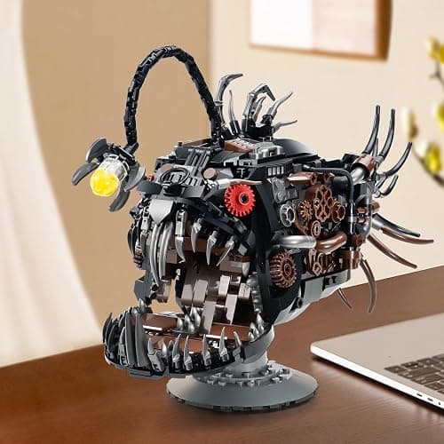 XITALAXU Mechanical Fish Building Sets,Ocean Animal Collection Toy,Adults Home or Office Decor,STEM Building Gift for Teens Boys and Girls 8-14 (1038PCS) thumbnail 5