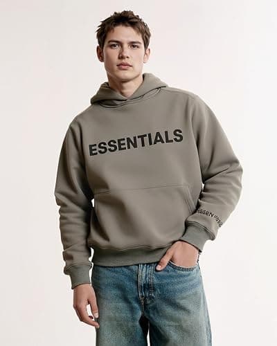 ESSENTIALS THE BIG DIPPER Graphic Pullover Hoodie Unisex Cotton Hoodies Sweatshirt for Teenagers and Adults thumbnail 4
