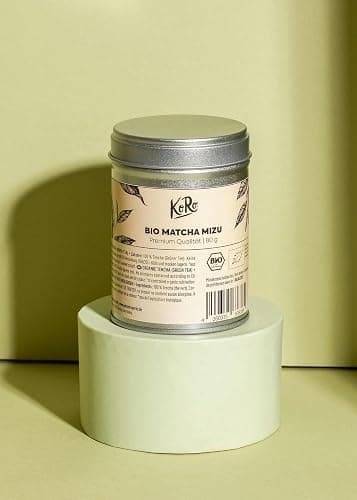 KoRo - Tè Matcha Mizu bio 80 g - Tè verde in qualità premium - In pratico barattolo di metallo thumbnail 2
