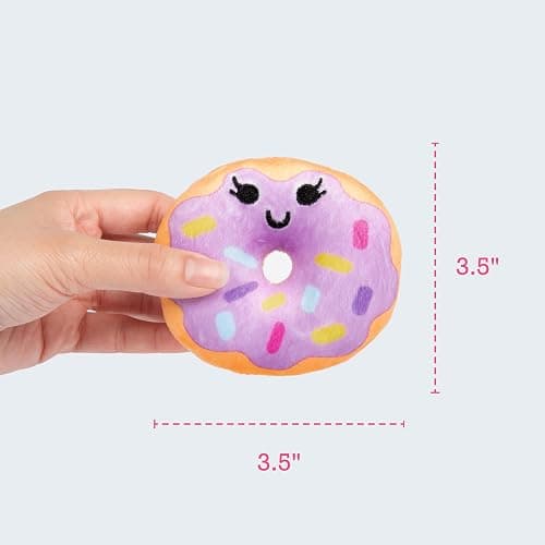 WHAT DO YOU MEME? Emotional Support Donuts by Relatable, Cuddly Stuffed Animals and Toys, Squishy Toys and Plushies, Great Ideas for Loved Ones of All Ages, Includes 5 Plushies with Carrying Basket thumbnail 8