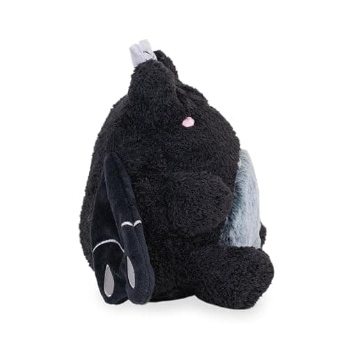 Cuddle Barn PlushGoals - Mothman Wawa The Froggie Soft Black Stuffed Animal Kawaii Frog Plush Toy, 9 inches thumbnail 7