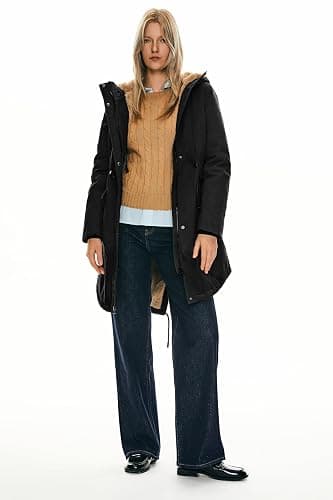 Orolay Women's Thicken Fleece Lined Parka Winter Coat Hooded Jacket with Pockets thumbnail 5