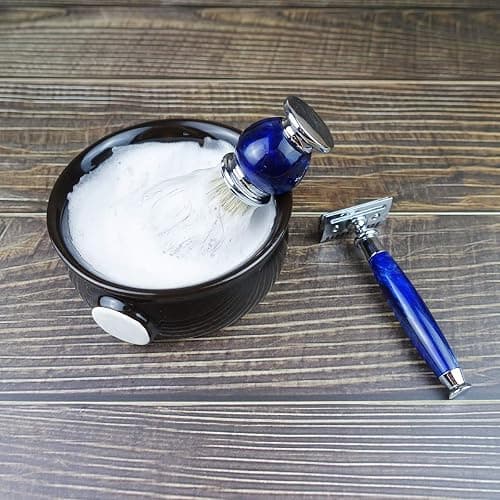 Bicrops Shaving Soap Bowl For Men, Easier to Lather Black thumbnail 2