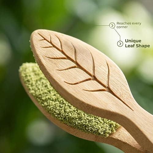 Plant Leaf Cleaning Tongs, Portable House Plant Leaf Cleaning Tongs, Household Cleaning Tools Garden Tools, Cleans Both Sides of Leaves, Dust Removal for Indoor Outdoor thumbnail 9
