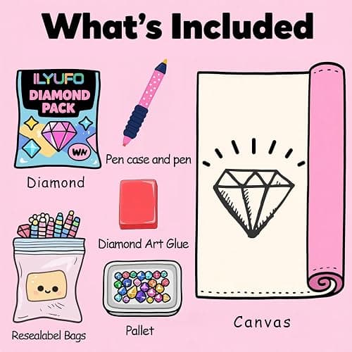 ILYUFO Diamond Art Kits for Adults Sunset Road DIY Diamond Painting | Crafts for Home Wall Decor, Ideal Gifts for Art Lovers 12×16inch thumbnail 5