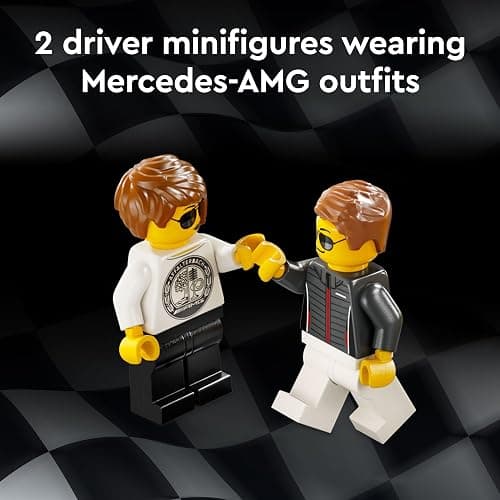 LEGO Speed Champions Mercedes-AMG G 63 & Mercedes-AMG SL 63 Building Toys - Kids Pretend Play Toy Cars for Boys & Girls, Ages 10+ Years - Gifts for Christmas - 76924 thumbnail 4