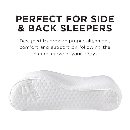 Tempur-Pedic TEMPUR-Ergo Neck Pillow, Large Profile, White thumbnail 12