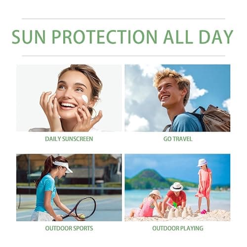 ISHERBIN 𝐶𝑒𝑛𝑡𝑒𝑙𝑙á Sunscreen SPF 50, Hyalu Cica Water-Fit Sun Serum, Face Sun Screen Long-Lasting Protection, Cen-tella Madagascar Sunscreen, NO White Cast - Dry Oily Korean Skincare (Green 2) thumbnail 5