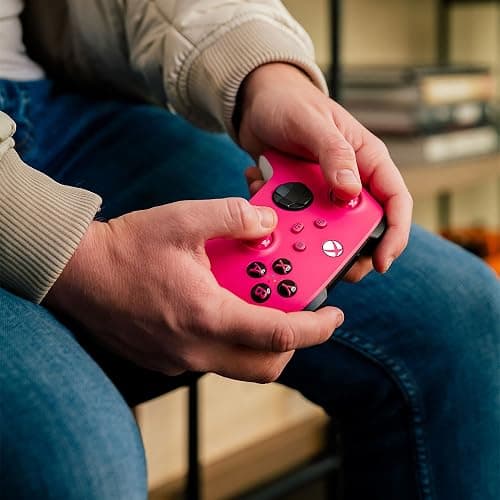 Microsoft Controller for Series X / S, & Xbox One (Latest Model) - Deep Pink (Renewed) thumbnail 7