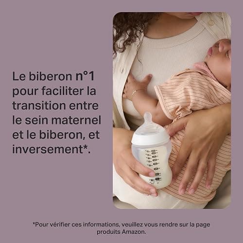 Tommee Tippee Starter Set Natural Start per neonati, 150 ml e 260 ml, biberon anti-colica con tettarella a flusso lento, tettarelle a flusso lento e medio per un attacco naturale, autosterilizzante thumbnail 3