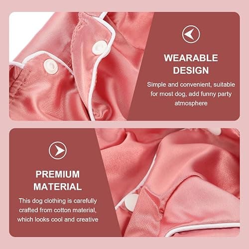 balacoo Dog Pajamas Small Cotton Sleepwear Lightweight Indoor Clothes Comfortable Costume for Daily Wear Special Occasions Photo Sessions thumbnail 4
