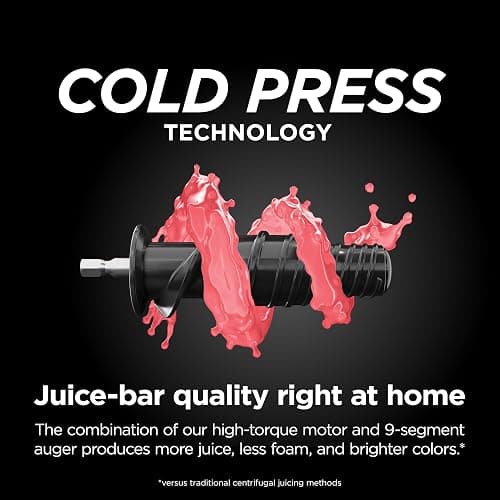 Ninja NeverClog 3-in-1 Juicer, Slicer & Shredder, 32oz Vessel, JC152 | NeverClog auger juices non-stop, plus slicing & shredding attachments. Total Pulp Control, 32-oz vessel, dishwasher safe thumbnail 12