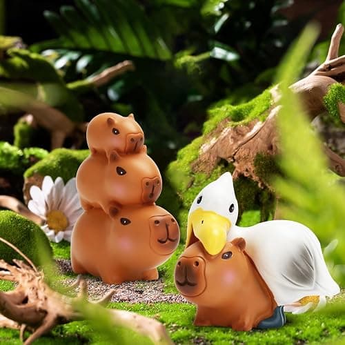 LUCKJOY Capybara Series Blind Box Figures, Cute Capybara Mystery Bag Random Design Action Figures Collectible Toys Home Decorations, Holiday Birthday Gifts, Single Box thumbnail 5