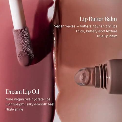 Summer Fridays Dream Lip Oil - Tinted Lip Oil with Moisturizing Sheer Coverage, High-Shine and Deep Hydration - Non-Sticky Formula for Long-Lasting Softness - Soft Mauve (0.15 Oz) thumbnail 7