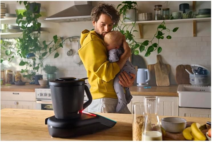 VORWERK BIMBY TM7 – Robot da Cucina Multifunzione 20+ in 1 con Schermo Touch 10", Cookidoo® Integrato, Boccale Isolato e Varoma per Cottura a Vapore – Tecnologia Avanzata Garanzia e Assistenza incluse thumbnail 8