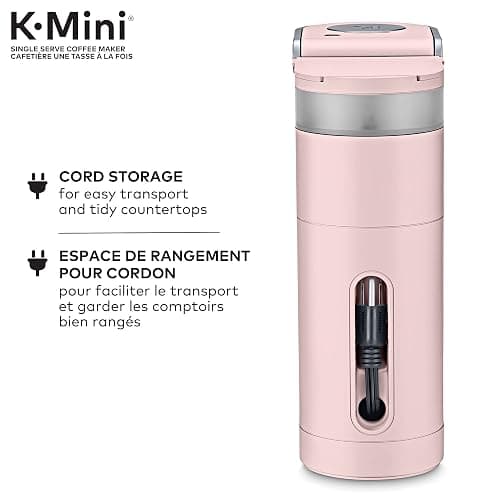 Keurig K-Mini Single Serve K-Cup Pod Coffee Maker, Featuring An Ultra-sleek Design, Dusty Rose thumbnail 6