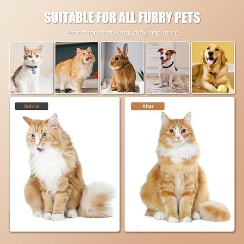 Cloud Care Cat Brush for Indoor Cat Steam Brush for Shedding Spritz Defur Comb for Cats Dogs Steam Brushes for Long Short Hair Cats Dogs Pet Steam Brushes for Massage Grooming Self-Cleaning thumbnail 7