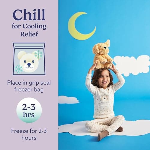 warmies Microwavable & Weighted Stuffed Animals, Golden Dog - Heated Stuffed Animal Plushie for Warmth & Comfort - Cute Soft Plush Toys for Boys, Girls, Babies & Toddlers thumbnail 6