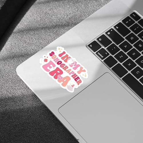(3pcs) in My Sonographer Era Sticker, Sonographer Sticker, Sonography Stickers Die-Cut Waterproof Vinyl Stickers 3" for Laptop Water Bottle Window Phone Helmet thumbnail 3