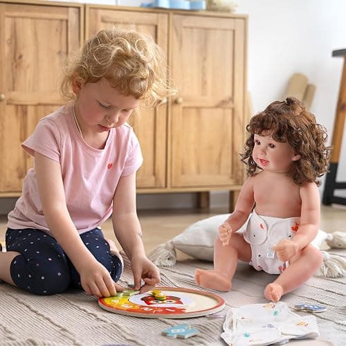 BABESIDE 4 PCS Baby Dolls Diapers Underwear for 17-24 Inch Reusable Doll Diapers Reborn Babys Doll Accessories Fits Baby Doll thumbnail 6