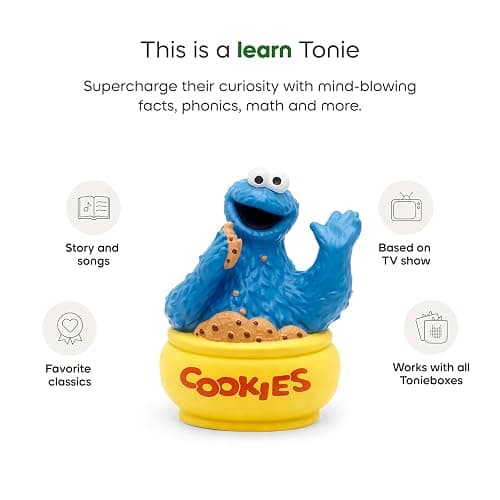 Tonies Cookie Monster Audio Toy Figurine from Sesame Street thumbnail 5
