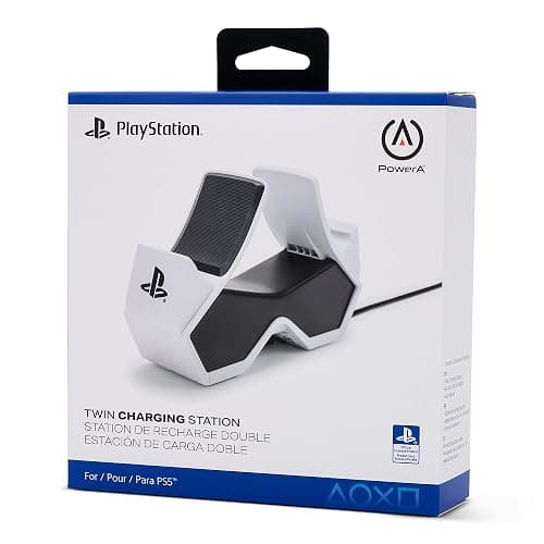 PowerA Twin Charging Station for Dualsense Wireless Controllers, Dualsense Controller Charging, Charge, Sony PlayStation, PS5, Officially Licensed - PlayStation 5 thumbnail 7