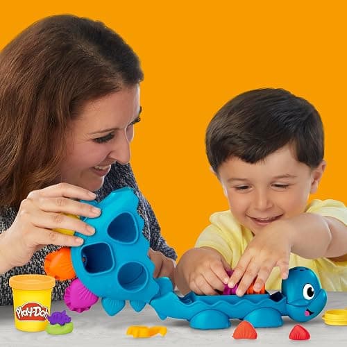 Play-Doh Shapes & Colors Dino Starter Set, Tactile Sensory Play Dinosaur Toys for Kids 2+, 11 Accessories thumbnail 7