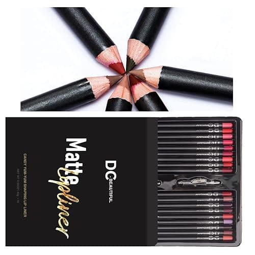DC-BEAUTIFUL 18 Colors Lip Liners Pencil Set with 2 Pencil Sharpeners, Premium Waterproof Smooth Lip Pencils, Long Lasting Matte Makeup Lipliners thumbnail 7