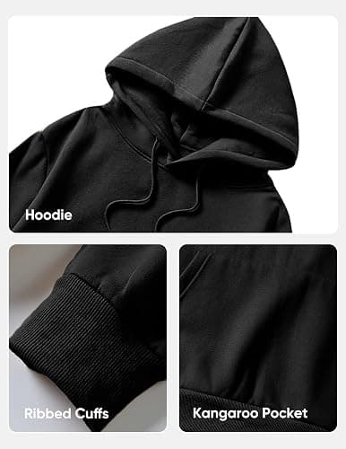 JMIERR Mens Casual Cotton Hooded Collar Drawstring Hoodies Pullover Sweatshirts Casual Long Sleeve Shirts thumbnail 7