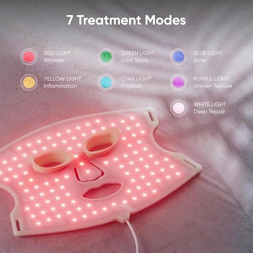 Nanoleaf FDA-Cleared LED Face Mask with 7 Light Therapy Modes - Professional Red, Blue & NIR Light Treatment Device for Wrinkles, Acne & Skin Rejuvenation - 432 LEDs, Rechargeable thumbnail 3