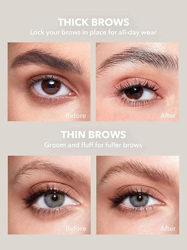 SHEGLAM Set Me Up Brow Hold Eyebrow Gel Long Lasting Waterproof Smudge Proof Shaping Eye Brow Wax - Crystal Clear thumbnail 4