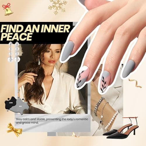 Beetles 85 Pcs Gel Nail Polish Kit with U V Light - 55 Colors Nails Kit Jelly Pink Red Gel Nail Polish Style Manifesto with Base Top Coat for Winter Christmas DIY Manicure Set Gifts for Women Teens thumbnail 7