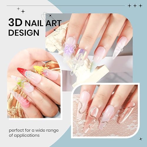 SUPWEE Clear 3d Nail Gel Sculpting Gel, Non-Stick Hand Molding Gel for Nail | Sculpture Gel with 3D Silicone Nail Art Molds Solid Builder Hard Gels for Extend Home DIY Manicure thumbnail 7