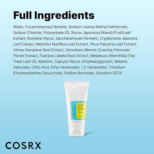 COSRX Low pH Good Morning Gel Face Cleanser, 5.07 fl oz, BHA Face Wash, Daily Mild Face Cleanser for Sensitive Skin, PH Balancing, Korean Skin Care, Korean Face Wash, Stocking Stuffers,Gifts For Women thumbnail 8