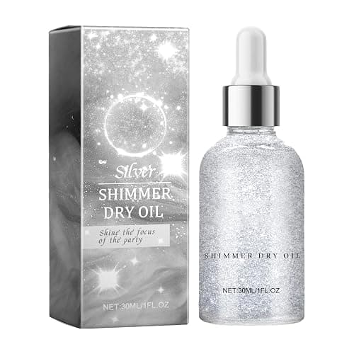 Orphic Body Shimmer Shimmering Body Oil,Body Shimmer Oil für Den Perfekten Festival-Look,Glänzende Schultern,Strahlende Haut,Glowing Body Shimmer Dry Oil Glow on the Skin,30 Ml - Image 1