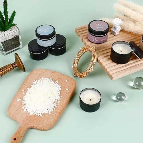 SAEUYVB Candle Making Kit with Wax Melter, Candle Making Kit for Adults - DIY Starter Soy Candle Making Kit/Supplies-Perfect as Home Decoration thumbnail 4