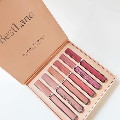 6Pcs Matte Liquid Lipstick Makeup Set, Matte liquid Long-Lasting Wear Non-Stick Cup Not Fade Waterproof Lip Gloss (Set A) thumbnail 7
